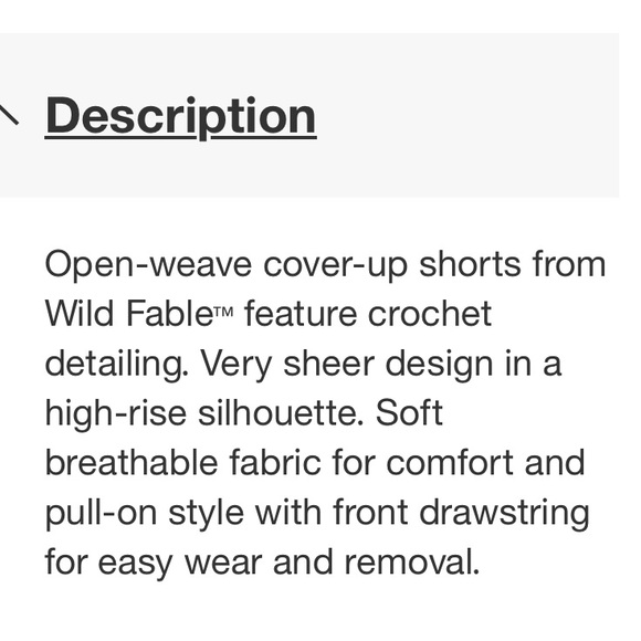 NWT Womens Open Weave Crochet CropCover Up Tank &matching shorts-sold as set! - Picture 6 of 9